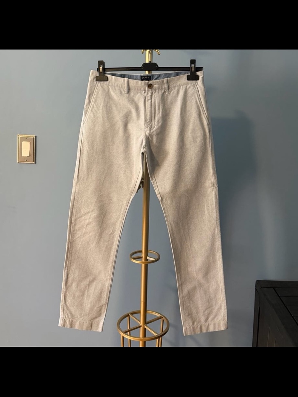 J.Crew Men's Driggs Slim Fit Pant in Oxford Cloth - 31/30